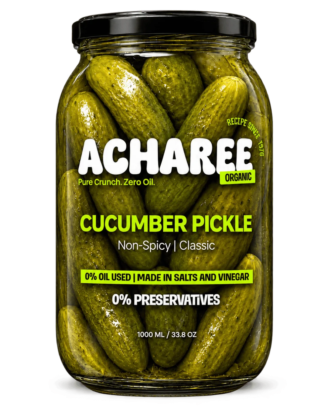 Acharee Cucumber Pickle – Non-Spicy Classic